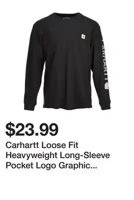 Tractor Supply Company Carhartt Loose Fit Heavyweight Long-Sleeve Pocket Logo Graphic T-Shirt, 106023 offer