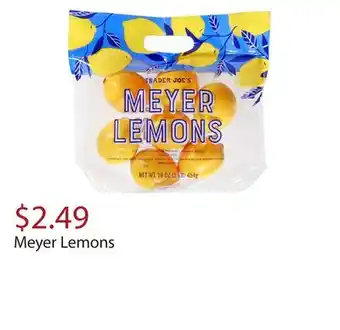Trader Joe's Meyer Lemons offer
