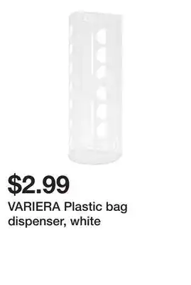 Ikea VARIERA Plastic bag dispenser, white offer