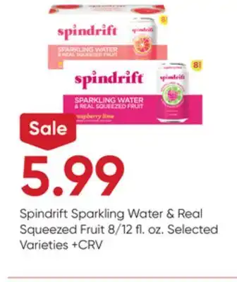 Stater Bros Spindrift Sparkling Water & Real Squeezed Fruit offer