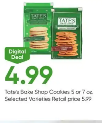 Stater Bros Tate's Bake Shop Cookies offer