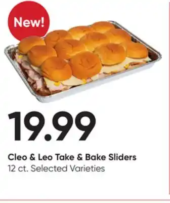 Stater Bros Cleo & Leo Take & Bake Sliders offer