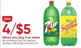 Stater Bros 7up offer