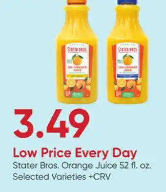Stater Bros Stater Bros. Orange Juice offer