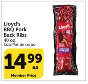 Vons Lloyd's BBQ Pork Back Ribs offer