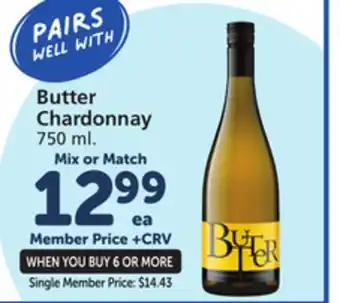 Vons Butter Chardonnay offer