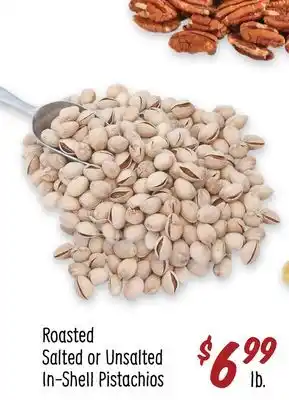 Sprouts Farmers Market Roasted Salted or Unsalted In-Shell Pistachios offer