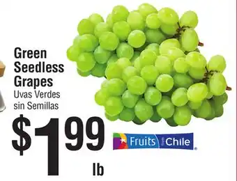 Smart & Final Green Seedless Grapes offer