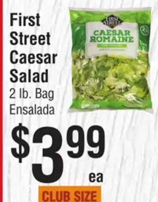 Smart & Final First Street Caesar Salad offer