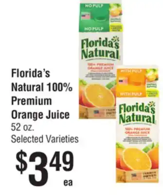 Smart & Final Florida's Natural 100% Premium Orange Juice offer