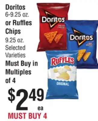 Smart & Final Doritos or Ruffles Chips offer