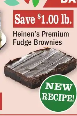 Heinen's Heinen's Premium Fudge Brownies offer