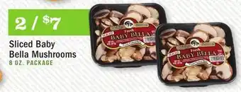Heinen's Sliced Baby Bella Mushrooms offer