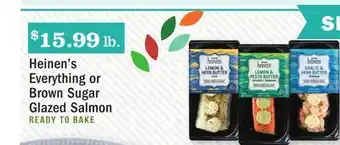 Heinen's Heinen's Everything or Brown Sugar Glazed Salmon offer