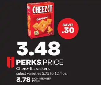 Hy-Vee Cheez-It crackers offer