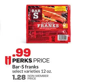 Hy-Vee Bar-S franks offer