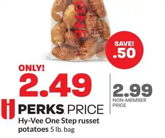 Hy-Vee Hy-Vee One Step russet potatoes offer