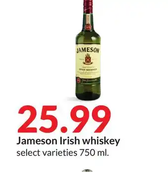 Hy-Vee Jameson Irish whiskey offer