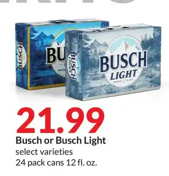 Hy-Vee Busch or Busch Light offer