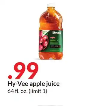 Hy-Vee Hy-Vee apple juice offer