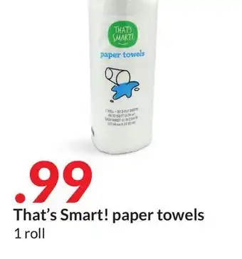 Hy-Vee That's Smart! paper towels offer