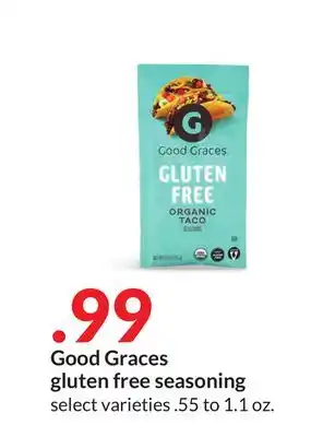 Hy-Vee Good Graces gluten free seasoning offer