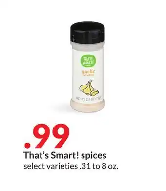 Hy-Vee That's Smart! spices offer