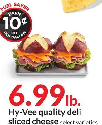 Hy-Vee Hy-Vee quality deli sliced cheese offer