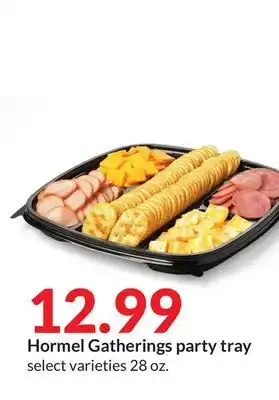 Hy-Vee Hormel Gatherings party tray offer