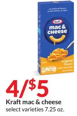 Hy-Vee Kraft mac & cheese offer
