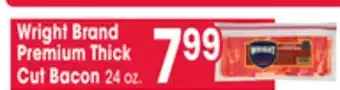 Jewel-Osco Wright Brand Premium Thick Cut Bacon offer