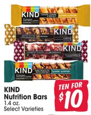 Jewel-Osco KIND Nutrition Bars offer