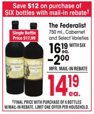 Jewel-Osco The Federalist offer