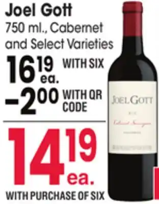 Jewel-Osco Joel Gott offer
