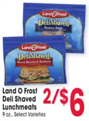 Jewel-Osco Land O Frost Deli Shaved Deli Shaved Lunchmeats offer