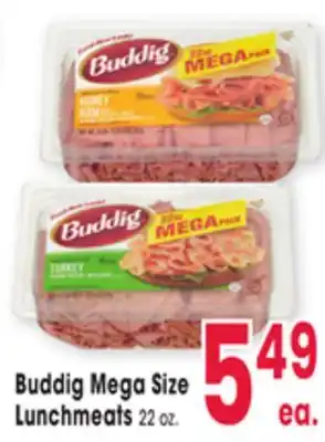 Jewel-Osco Buddig Mega Size Lunchmeats offer