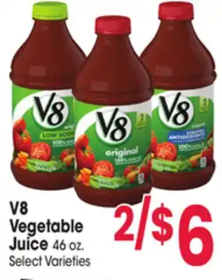 Jewel-Osco V8 Vegetable Juice offer