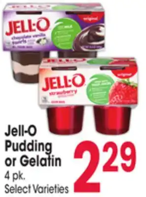 Jewel-Osco Jell-O Pudding or Gelatin offer