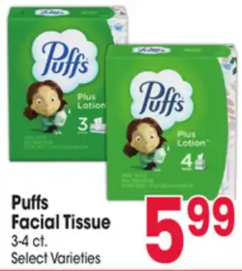 Jewel-Osco CMYK Puffs Facial Tissue offer
