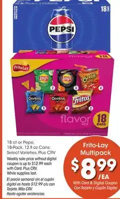 Ralphs Frito-Lay Multipack offer