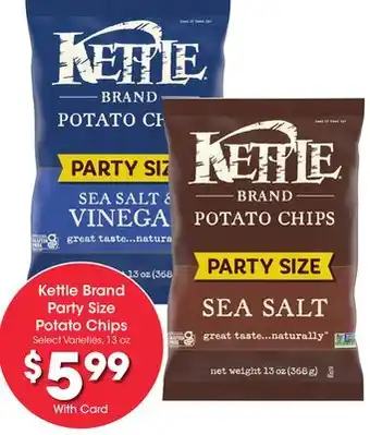 Ralphs Kettle Brand Party Size Potato Chips offer