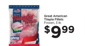 Food 4 Less Great American Tilapia Fillets offer