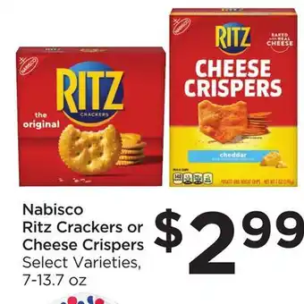Food 4 Less Nabisco Ritz Crackers or Cheese Crispers offer