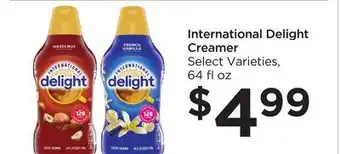 Food 4 Less International Delight Creamer offer