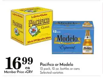 Pavilions Pacifico or Modelo offer