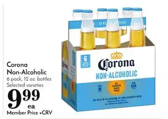 Pavilions Corona Non-Alcoholic offer