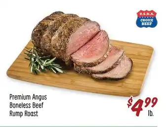 Sprouts Farmers Market Premium Angus Boneless Beef Rump Roast offer