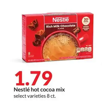 Hy-Vee Nestlé hot cocoa mix offer