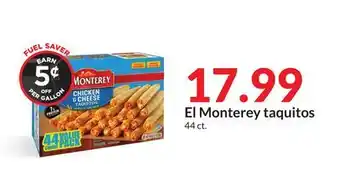 Hy-Vee El Monterey taquitos offer