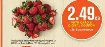 Mariano's 1 lb. Strawberries offer